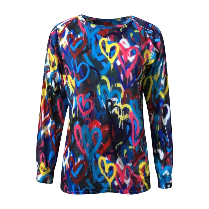 Women's Casual Thermal T-Shirts with Magic Butterfly Print